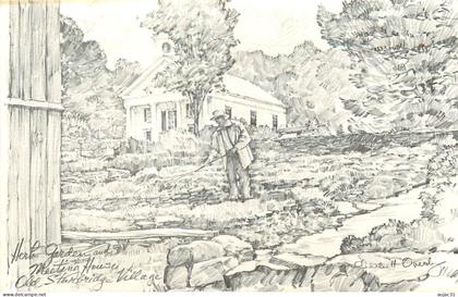 Etats-Unis - MA -  Massachusetts - Illustrateurs - Illustrateur - Agriculture - Old Sturbridge Village - Meeting house