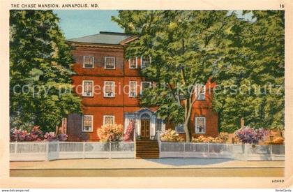 43099742 Annapolis Maryland Chase Mansion Illustration