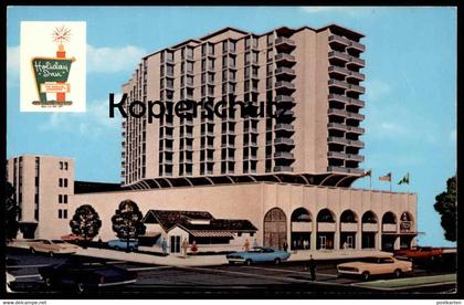 ÄLTERE POSTKARTE THE ONLY HOLIDAY INN HOTEL IN BETHESDA MD. MARYLAND old cars postcard cpa AK Ansichtskarte