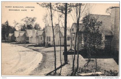 ----  MAINE ---  Tourist Bungalows Lakewood SKOWHEGAN - unused TTB