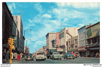 AQGP17-1067-USA - looking north on south michigan street at dowtown south bend - indiana