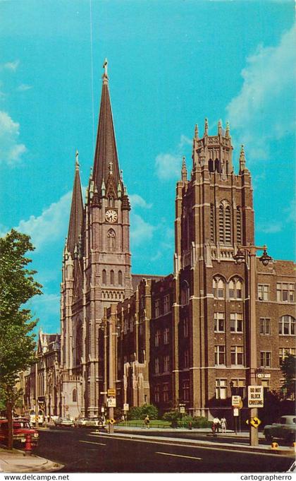 USA Milwaukee WI Wisconsin Ave Science Building Marquette University and Gesu Church