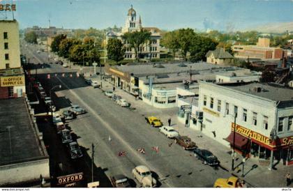 PC US, BROADWAY, MISSOULA, MONTANA, MODERN Postcard (b52359)