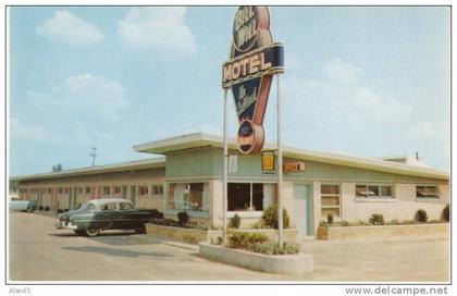 Canton MS Mississippi & Jackson MS, Bill Will Motel, Lodging, Autos, c1950s Vintage Postcard