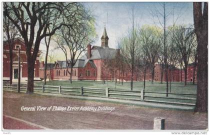 Exeter NH New Hampshire, Phillips Exeter Academy School on c1910s Vintage  Postcard