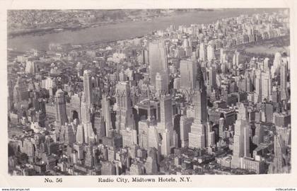 NEW YORK -  New York City - Radio City - Midtown Hotels - Photo Postcard 1953