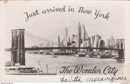 NEW YORK - New York City - The Wonder City - Photo Postcard