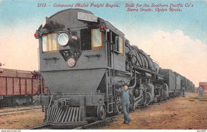 ETATS-UNIS - UT - Utah - Compound Mallet Freight Engine - Built for the Southern Pacific Co's Sierra Grade - Ogden Route