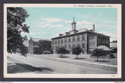 Postcard, United States, Louisville OH, St. Joseph's Hospice