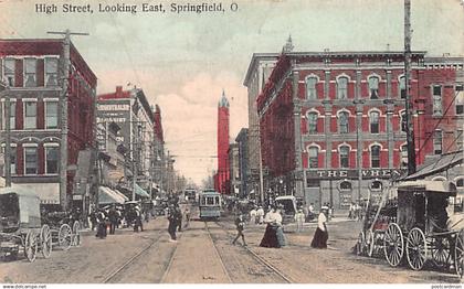 Usa - SPRINGFIELD (OH) High Street, looking East