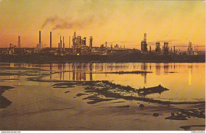 OKLAHOMA - Oil Refinery at Night, Tulsa 1967