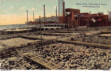 SOUTH OMAHA (NE) Sheep Pens, Union Stock Yards