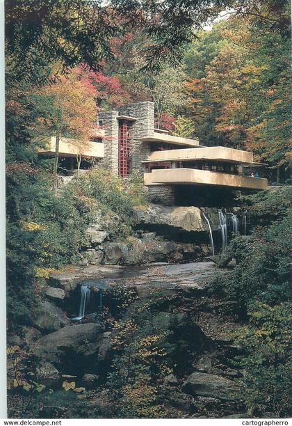 Postcard United States > PA - Pennsylvania Mill Run Falling water