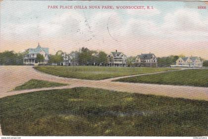 RHODE ISLAND - Woonsocket - Park Place (Villa Nova Park) 1909