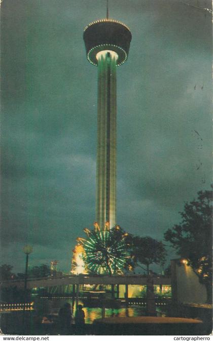 Postcard United States TX - Texas > San Antonio 1969 the tower of the Americas