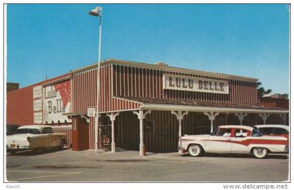 Scottsdale AZ Arizona, Lulu Belle Restaurant, Auto, c1950s Vintage Postcard