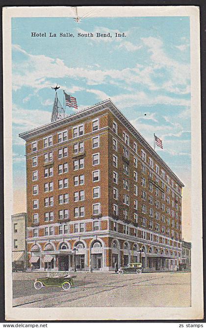 Hotel la Salle South Bend IND. CAK 1925 Hotel