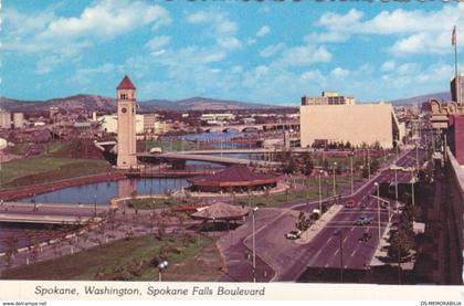 Spokane - Spokane Falls Boulevard , Clock Tower