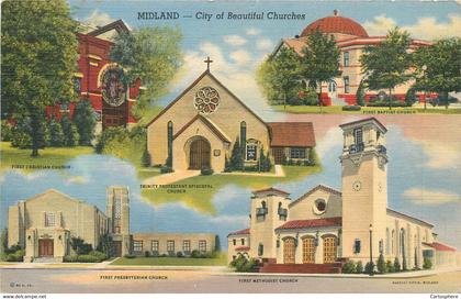 CPA Amérique > Etats-Unis > TX - Texas > MIDLAND City of Beautiful Churches - Mc Cormick Amarillo