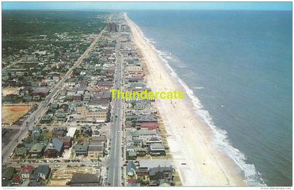 CPSM AN AERIAL VIEW OF THE FAMOUS RESORT CITY OF VIRGINIA BEACH