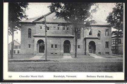 AK Randolph, VT, Chandler Music Hall, Bethany Parish House