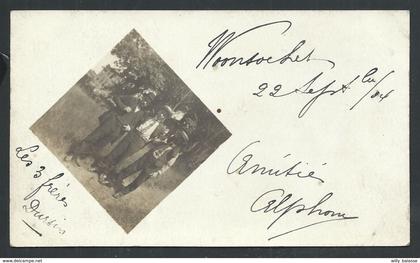 +++ CPA - Photo carte - Foto kaart card - Amérique - Rhode Island - WOONSOCKET  1904  //