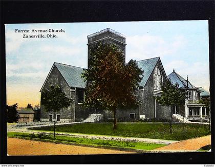 ►  Forest Avenue Church   Zanesville     Ohio.   1920s