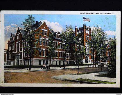 ►  High School    Zanesville     Ohio.   1920s