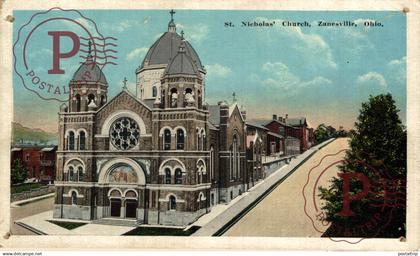 USA. ZANESVILLE, OHIO. ST NICHOLAS' CHURCH