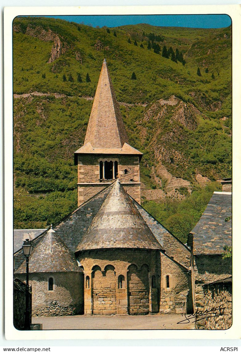 VIELLE AURE chevet roman de l'église vieille aure (scan recto-verso) QQ 1186