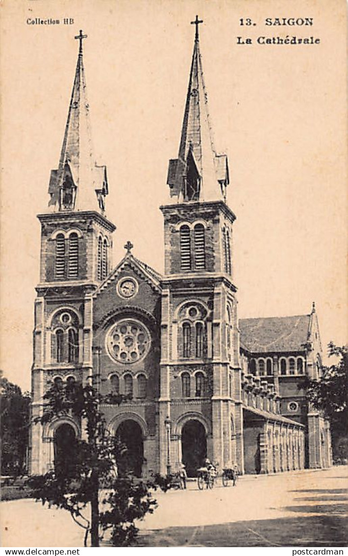 Viet-Nam - SAIGON - La cathédrale - Ed. Collection HB 13