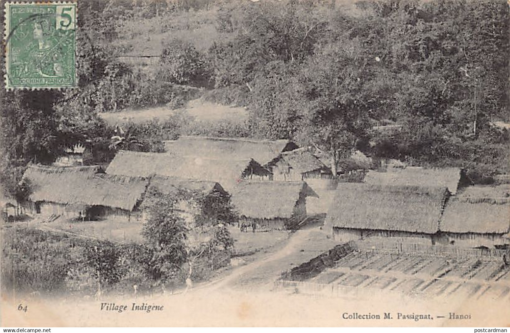 Viet-Nam - Village indigène - Ed. M. Passignat 64