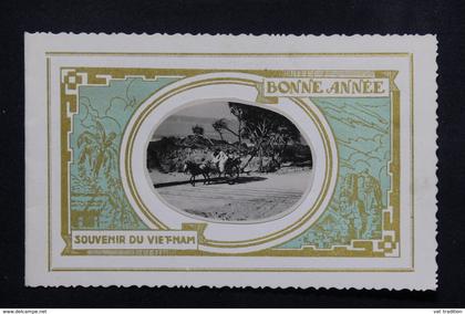 VIÊT - NAM - Carte souvenir du Viêt Nam , bonne Année - L 22987