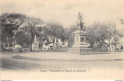 Viet-Nam - SAIGON - Monument de Rigault de Genouilly