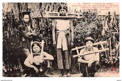 Vietnam - Indochine - Tonkin - Femmes de Pirates