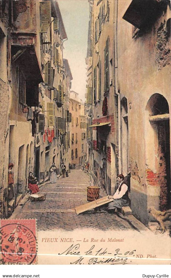 VIEUX NICE - La Rue du Malonat - très bon état