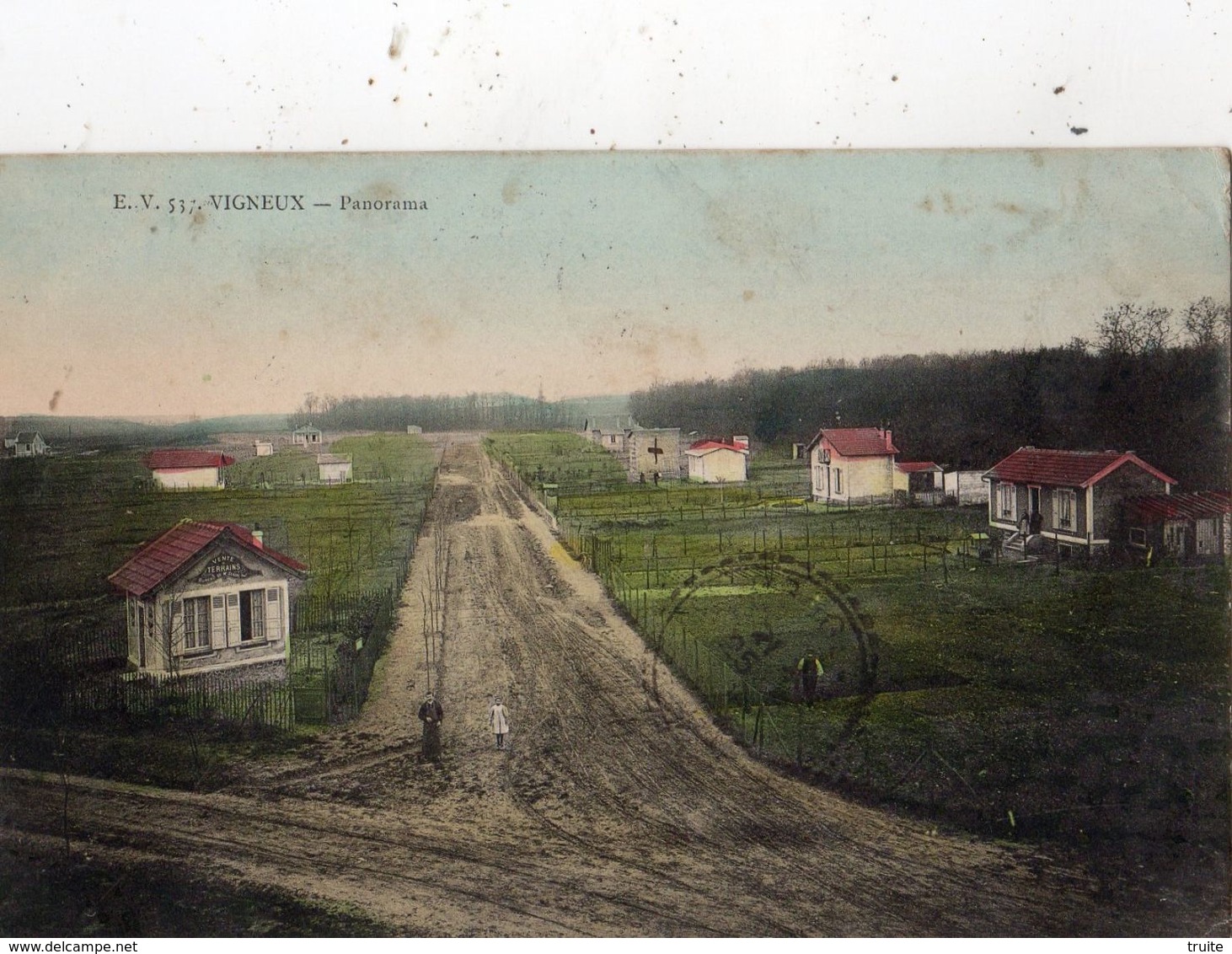 VIGNEUX-SUR-SEINE PANORAMA (CARTE COLORISEE)