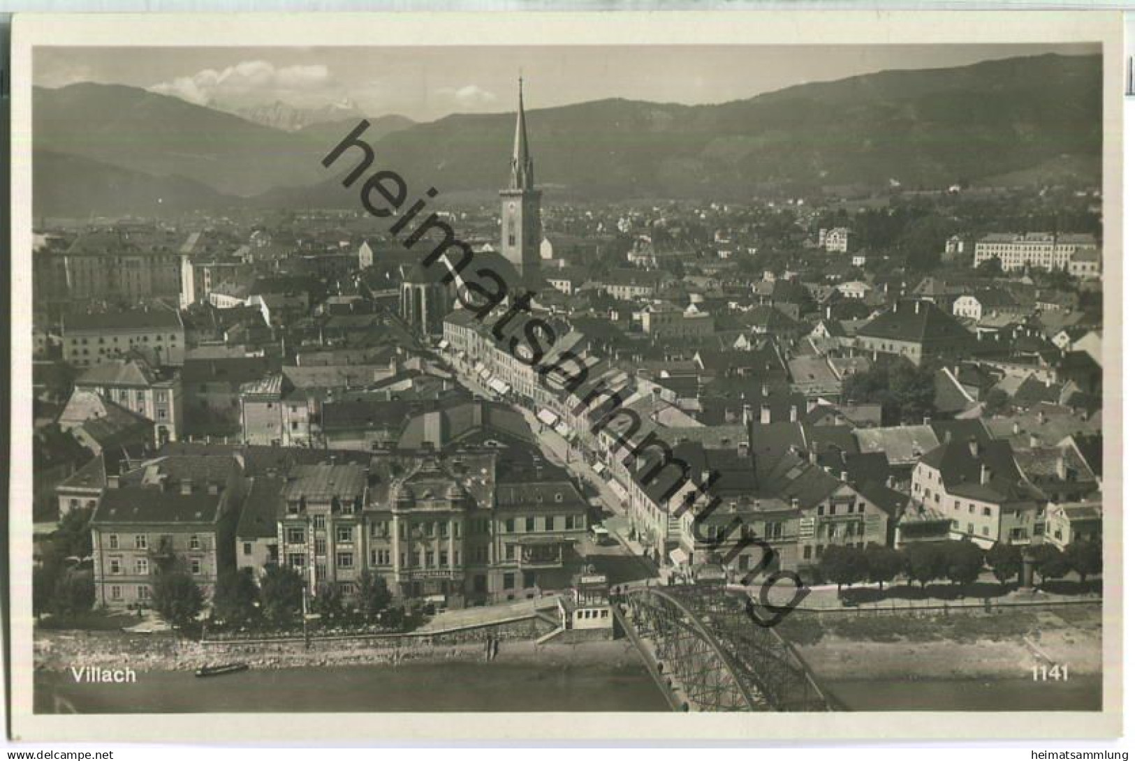 Villach - Foto-Ansichtskarte - Verlag Franz Schilcher Klagenfurt 1931