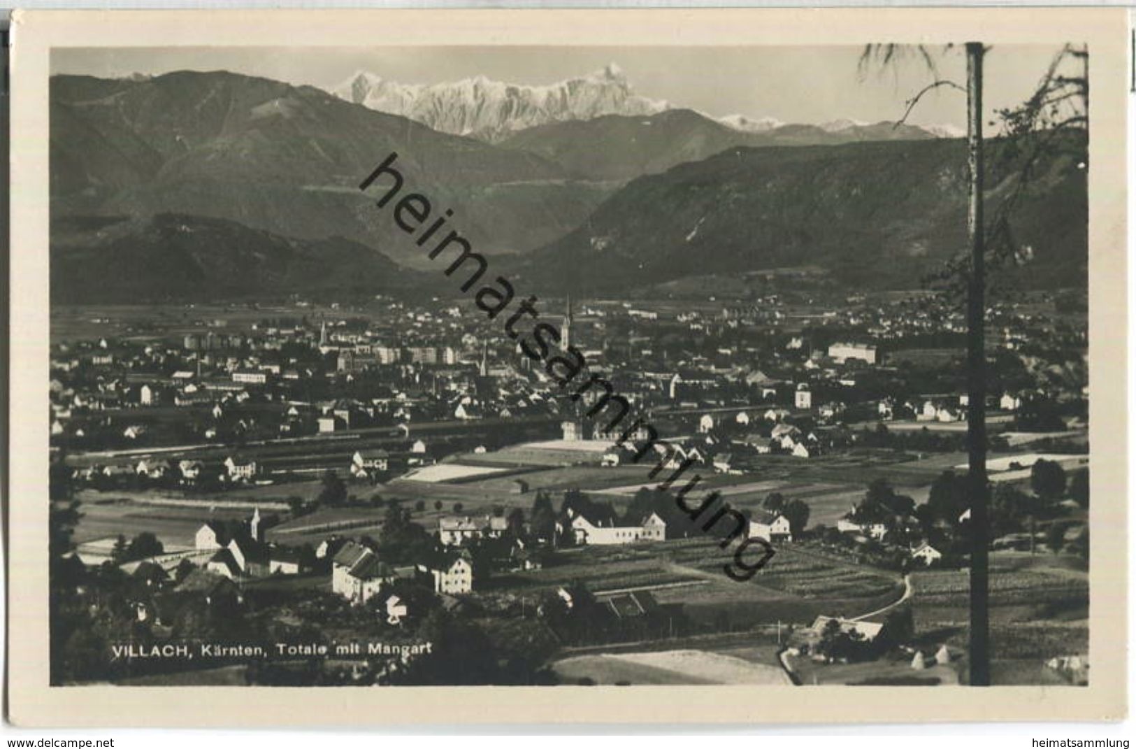 Villach - Gesamtansicht - Foto-Ansichtskarte - Verlag Mathias Kar Innsbruck