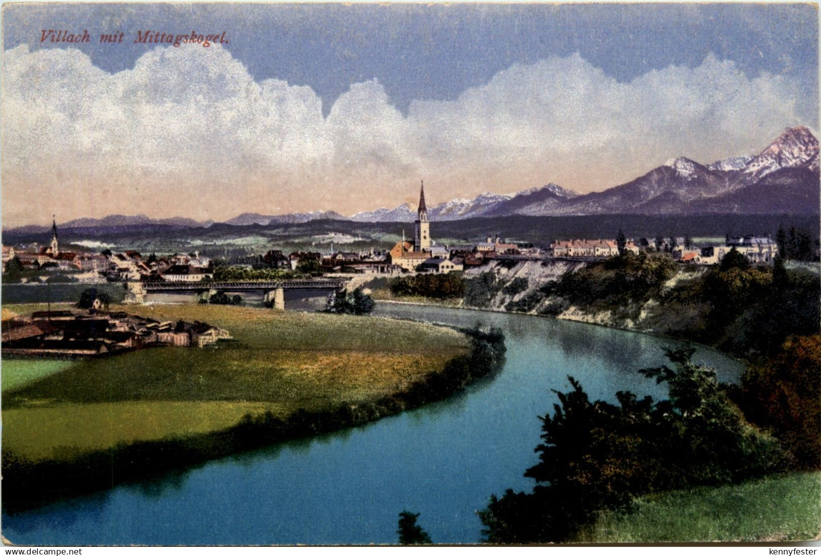 Villach/Kärnten - Villach, mit Mittagskogel