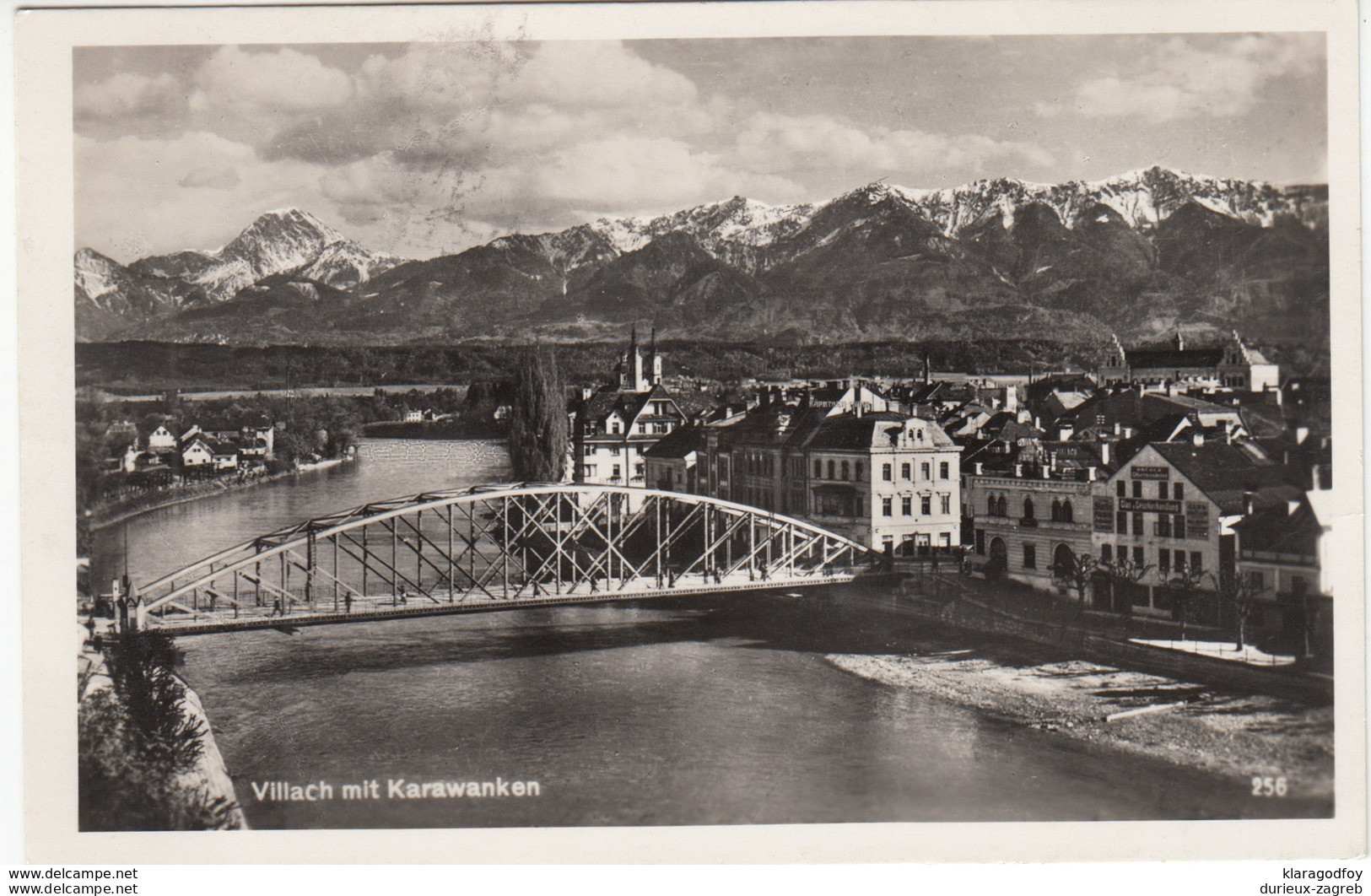 Villach old postcard Feldpost travelled 1940 b170915