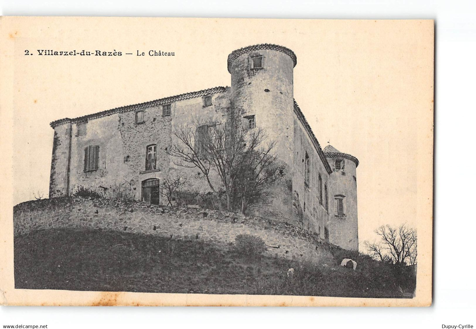 VILLARZEL DU RAZES - Le Château - très bon état