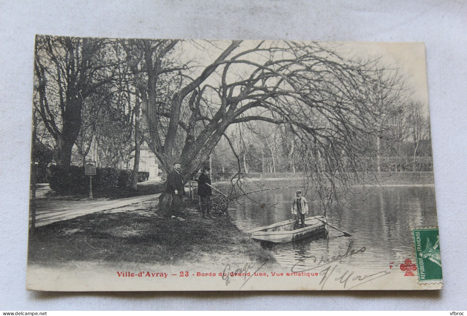 Ville d'Avray, bords du grand lac, vue artistique, hauts de Seine 92