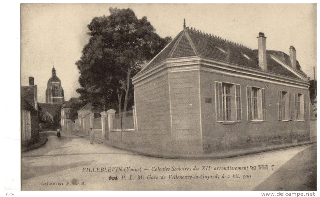 VILLEBLEVIN COLONIE SCOLAIRE DU 12 EME ARRONDISSEMENT