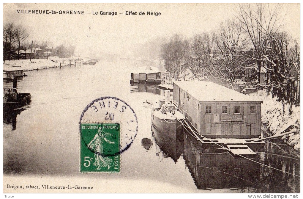 VILLENEUVE-LA-GARENNE LE GARAGE EFFET DE NEIGE REMORQUEUR