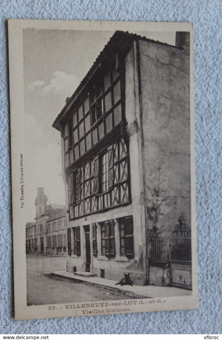 Villeneuve sur Lot, maison du XIIIème siècle, datant de l'époque de la fondation de Villeneuve, Lot et Garonne 47