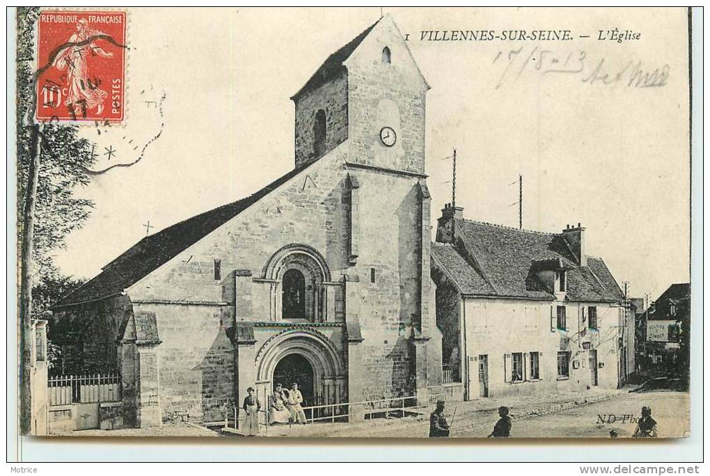 VILLENNES SUR SEINE  -  L'Eglise.