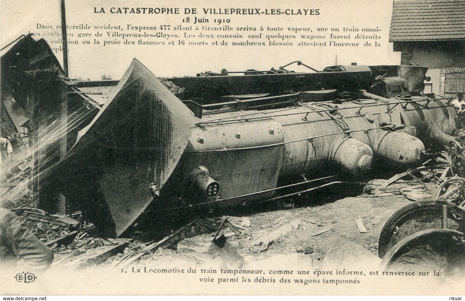 VILLEPREUX(ACCIDENT DE TRAIN)