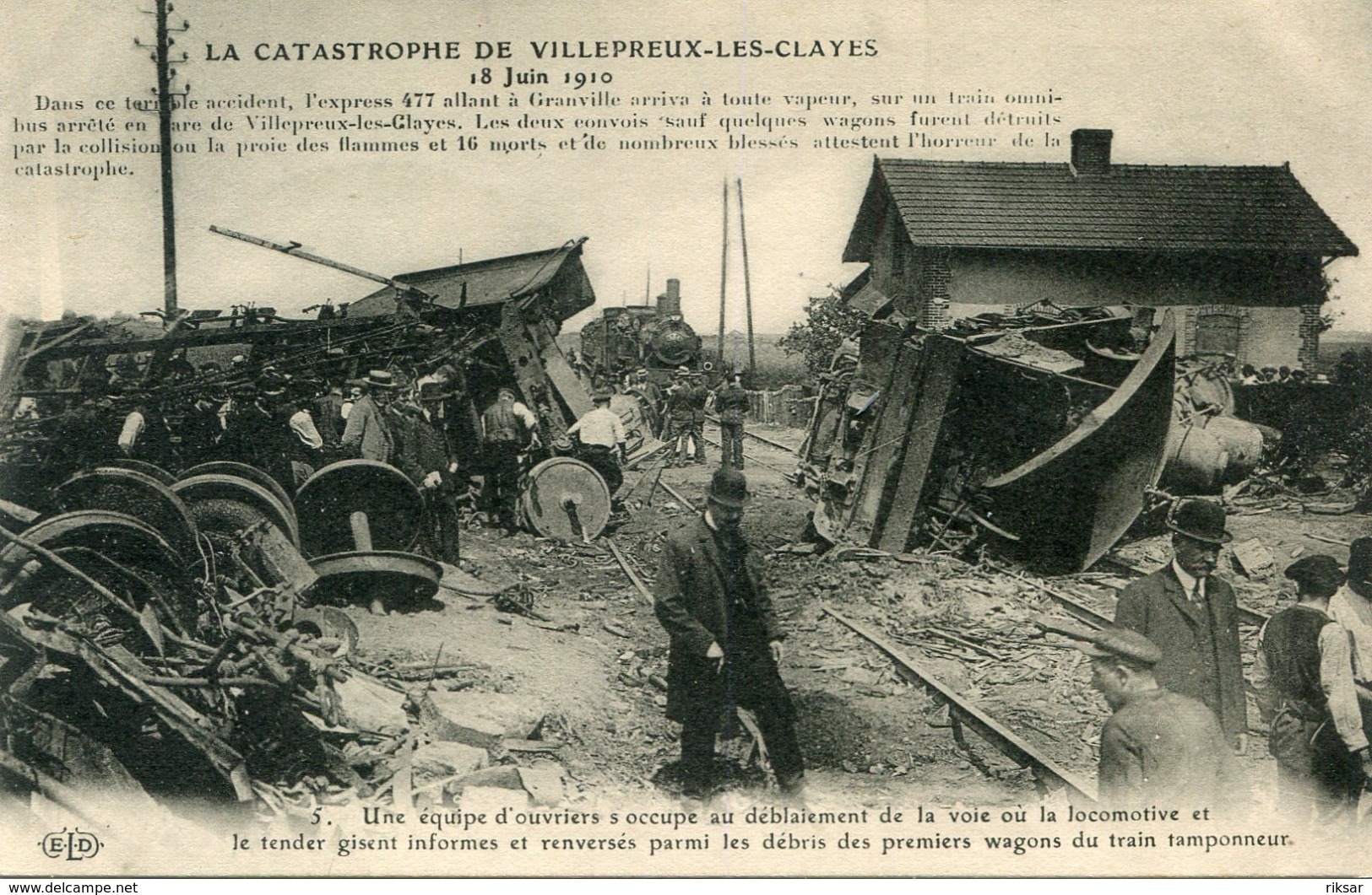 VILLEPREUX(ACCIDENT DE TRAIN)