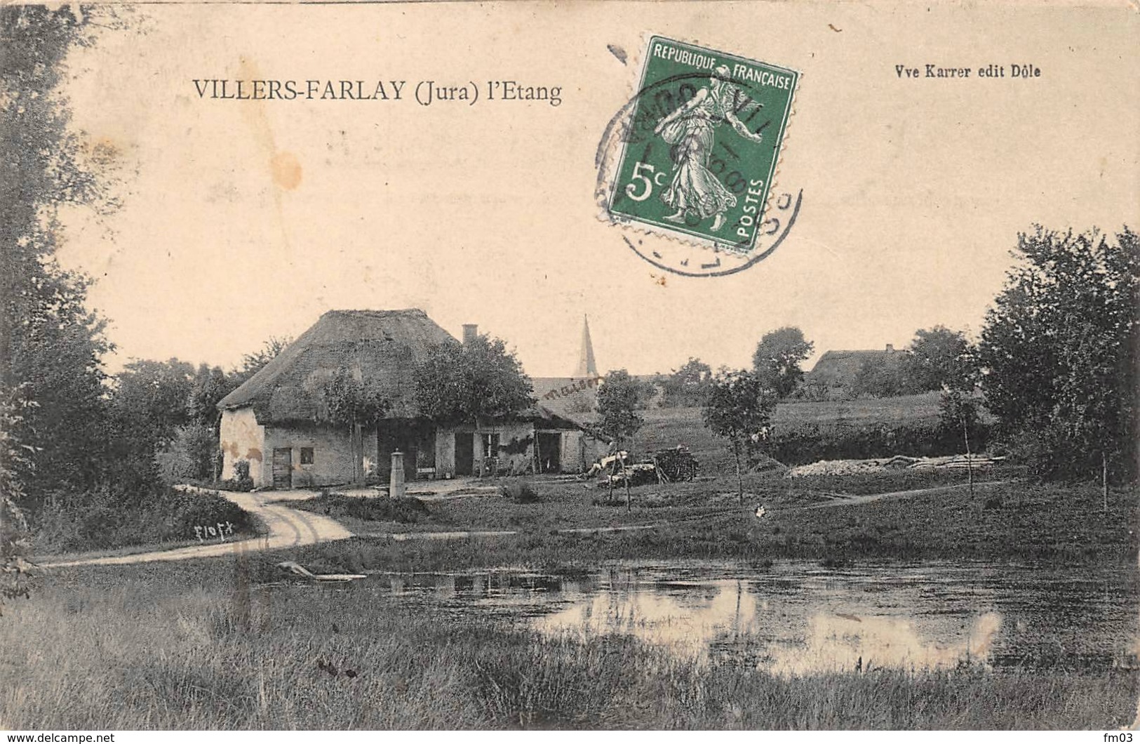 Villers Farlay l'étang